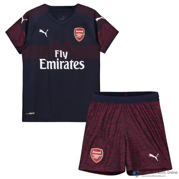 Arsenal Trikot Auswarts Kinder 2018-19 Marine Fussballtrikots Günstig